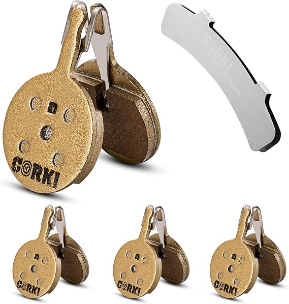 4 Pairs Bicycle Disc Brake Pads for Avid Mechanical BB5 (Resin,Semi-Metallic,Sintered Metal)
