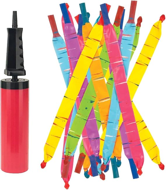 Toysmith Neato Rocket Balloons Outdoor Party Toy, Multicolor, 40 Count