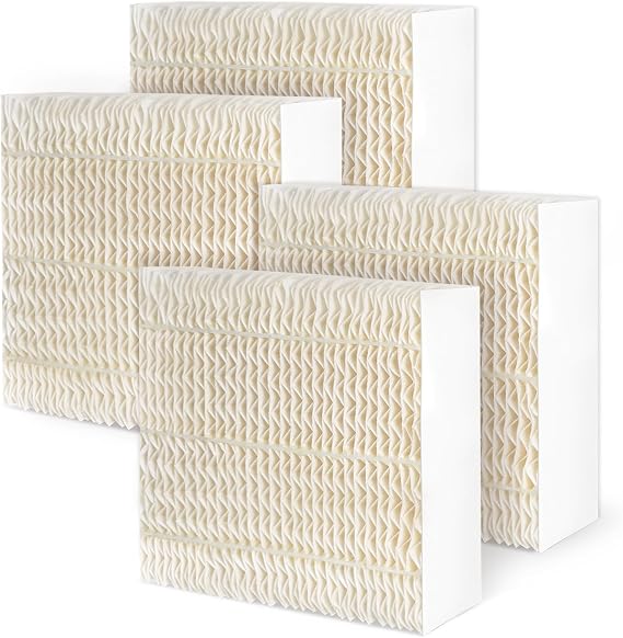 1043 Super Humidifier Wick Filters (4 Pack) Replacement for Essick AirCare Evaporative Humidifiers EP9500 EP9700 EP9800 831000 821000 826000 826800 and Bemis Space Saver 800 8000 Series