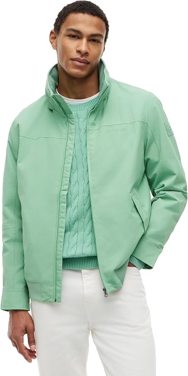 Tommy Hilfiger Men's Lightweight Waterproof Regatta Bomber Jacket