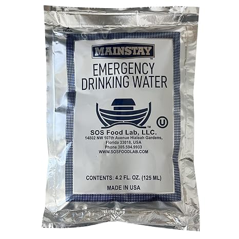 EMERGENCY DRINKING WATER - 1 Packet