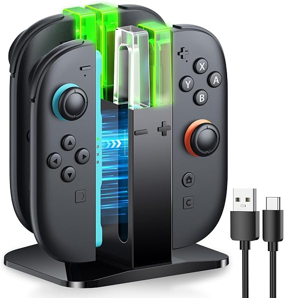 Switch 2 Controller Charger, FYOUNG Fast Charging Dock for Joycon 2