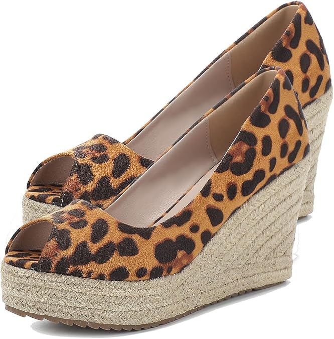 Women shoes peep toe wedge high heel sandals platform pumps
