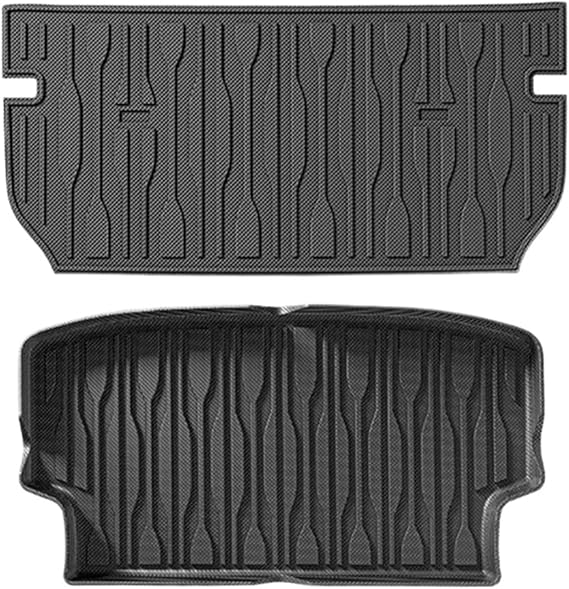 for BYD Dolphin Mini Seagull 2023-2025 All-Weather TPE Floor Mats with Trunk Mat Protector Liners Accessories Set(Trunk 2pcs)