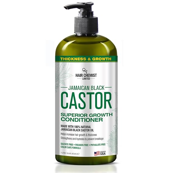 Hair Chemist Superior Growth Jamaican Black Castor Conditioner 33.8 oz. - Jamaican Black Castor Conditioner made with Natural Ingredients