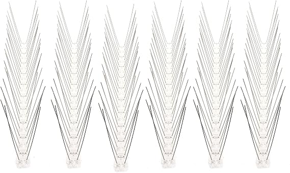 Bird Spikes, Stainless Steel Fence Spikes Bird Repellent Fence Anti Bird Spike Bird Spikes Stainless Steel for Deterring Small Bird, Crows and Woodpeckers