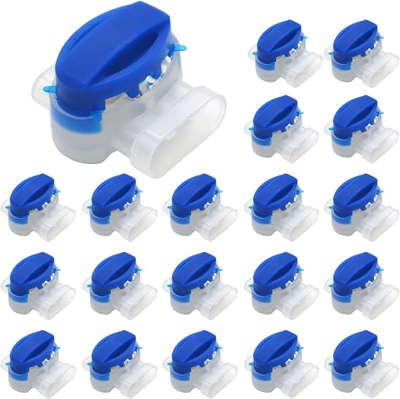 20 Pcs 3 Way Outdoor Boundary Wire Connectors