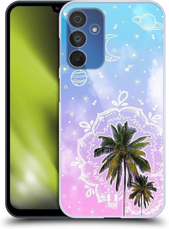 Head Case Designs Coconut Tree Doodle Dream Hard Back Case Compatible with Samsung Galaxy A15