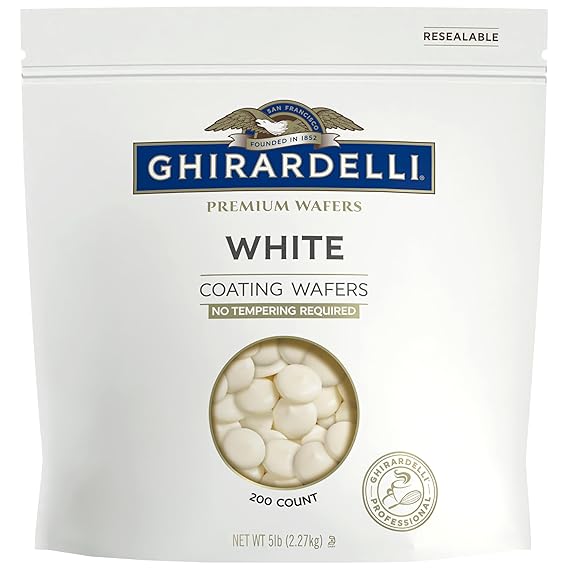 Ghirardelli Premium White Coating Wafers, 5lb Bag