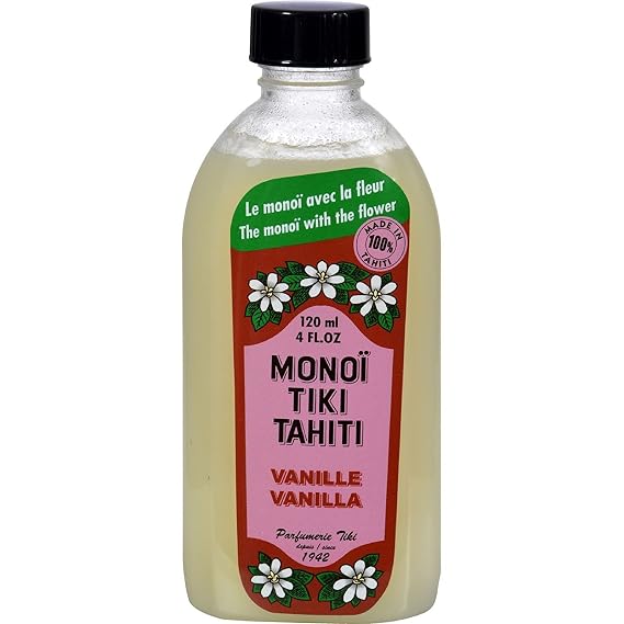 Monoi Tiare Tahiti Coconut Oil Vanilla - 4 fl oz6