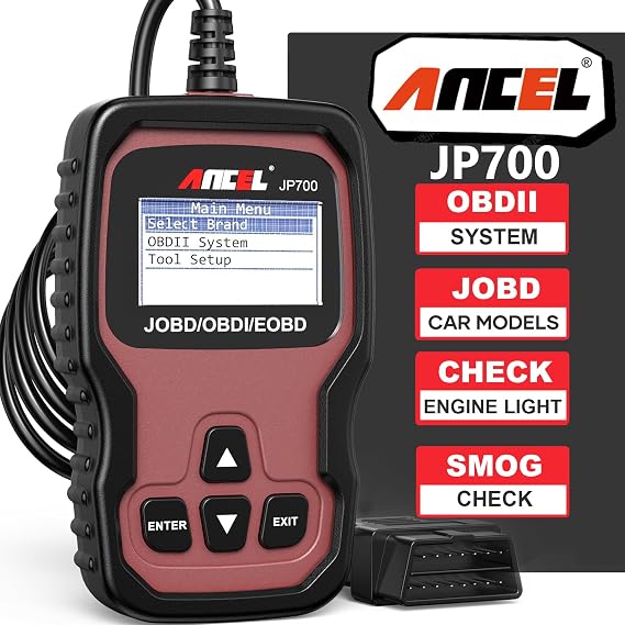 ANCEL JP700 JOBD Scanner for Japanese Cars, OBD2 Code Reader for JDM