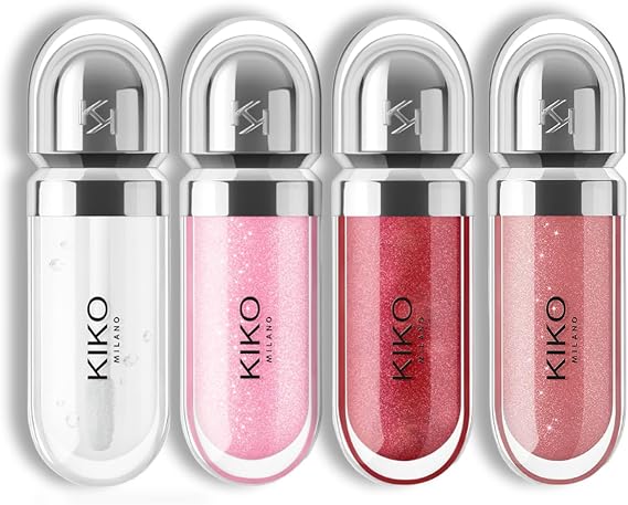 KIKO Milano Ultimate 3D Hydra Lipglosses | Shades 01, 05, 16 & 32 | 3D-Effect Moisturising Lip Gloss