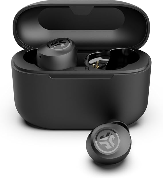 JLab Go Air Pop+ True Wireless Headphones - Bluetooth Midnight Black