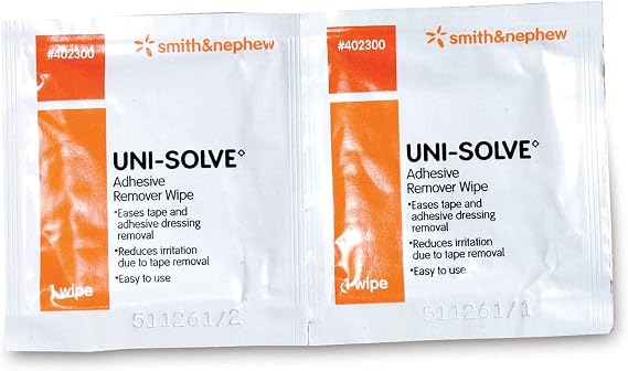 Adhesive Remover Wipes 50/Packing