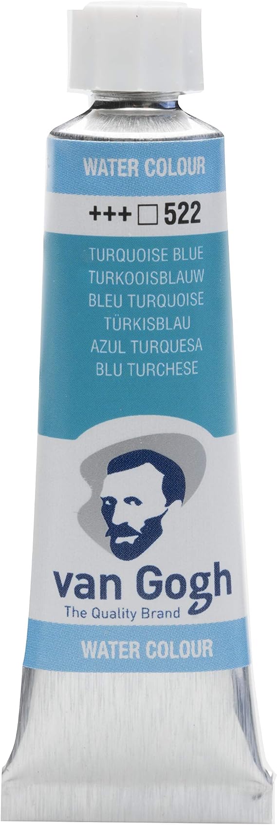 Van Gogh Watercolor Paint, 10ml Tube, Turquoise Blue 522