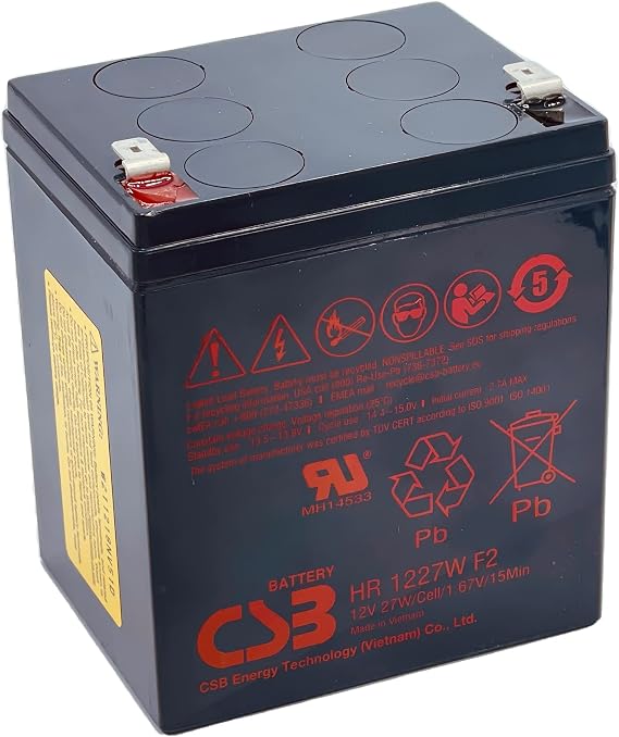 CSB HR1227W High Rate AGM Battery
