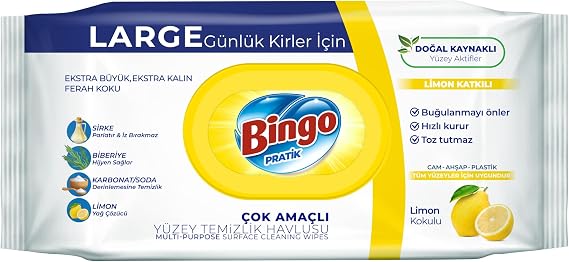 Bingo Çok Amaçlı Temizlik Havlusu 96'lı Paket