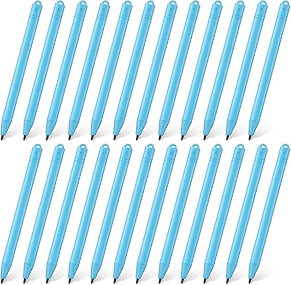 Flutesan 24 Pcs Replacement Stylus Pens LCD Board Pens, Blue
