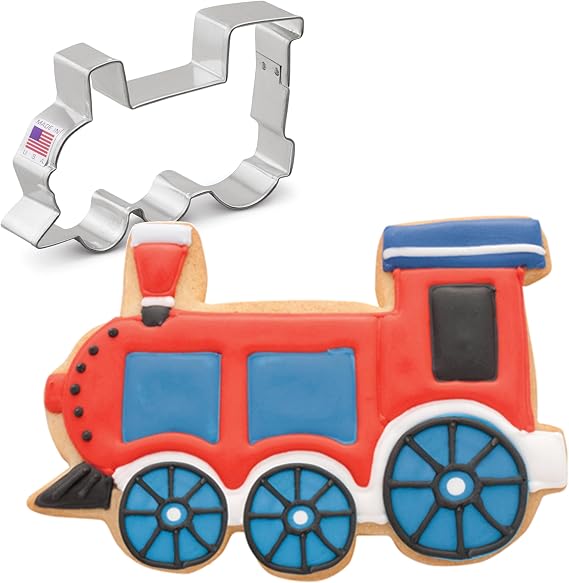 Ann Clark Train Locomotive Cookie Cutter Large 4-3/4" Made in USA