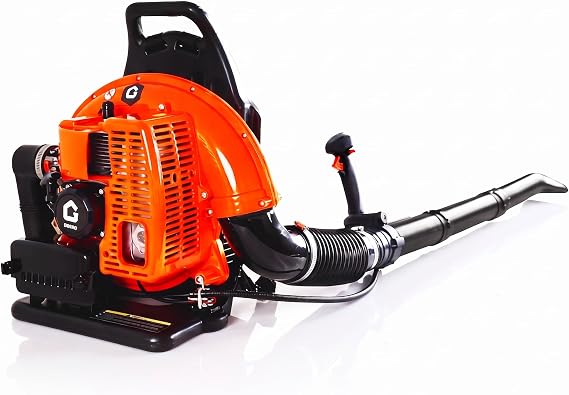 62CC 2-Stroke Backpack Leaf Blower Gas Powered, Orange