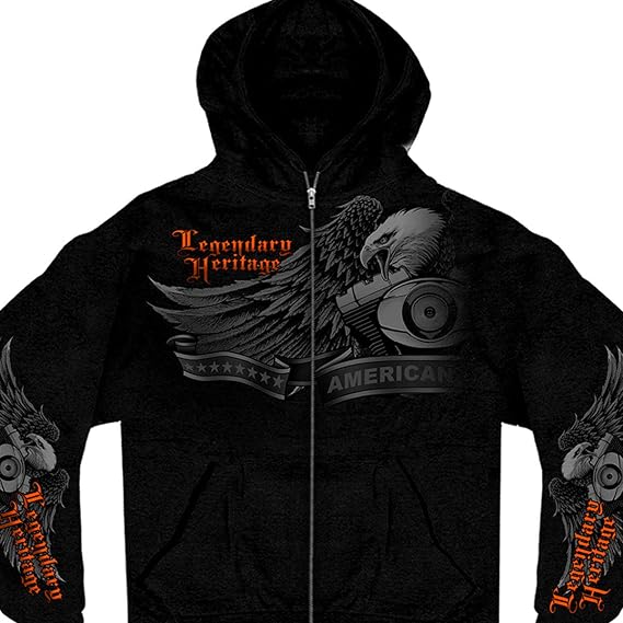 Hot Leathers Shredder Skull Pullover Sweatshirt