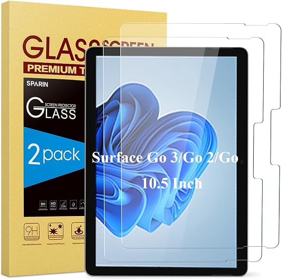 SPARIN Screen Protector for Microsoft Surface GO 4/3/2/1, 10.5 Inch