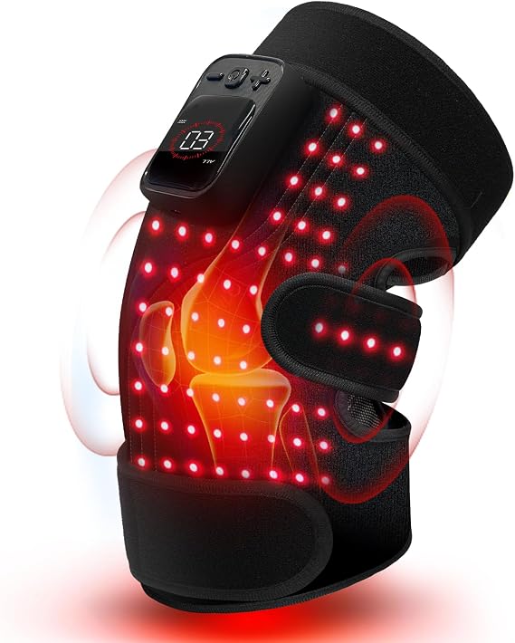 CuPiLo Red Light Therapy Knee Massager with Heat, FSA Eligible HSA Store