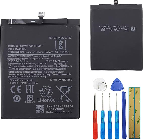 Replacement Battery BM4F Compatible with Xiaomi MiA3 CC9 CC9E with Tools