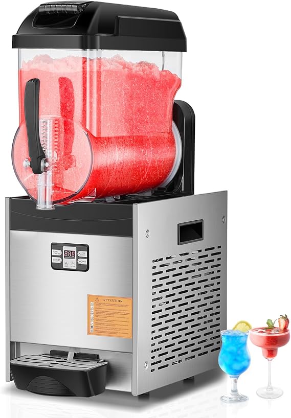 Happybuy Commercial Slushy Machine - 12L Capacity for Various Drinks