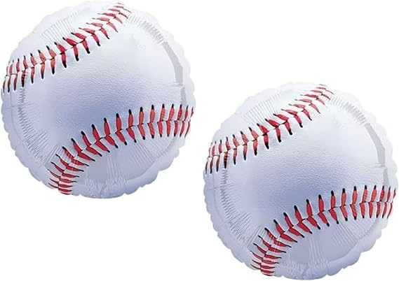 Artisan Owl Set of 2 Baseball Jumbo 28" Foil Sports Party Balloons