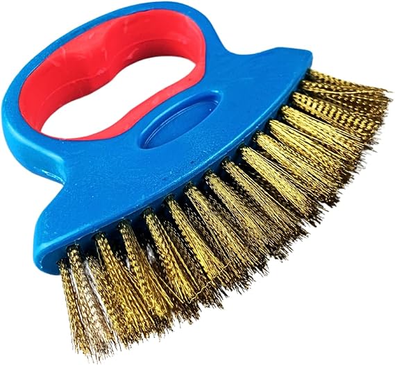 DAB Wire Bristle Cleaning Brush | Tough and Durable | Flared Bristle Design for Hard-to-Reach Areas | Easy-Grip Handle | Your Go-to Tool for Detailed Cleaning Tasks