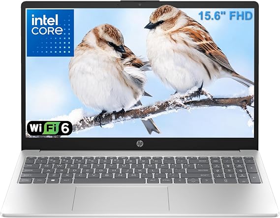 HP 15.6" Pavilion FHD Laptop 2026, Intel Processor, 8GB RAM, 256GB SSD