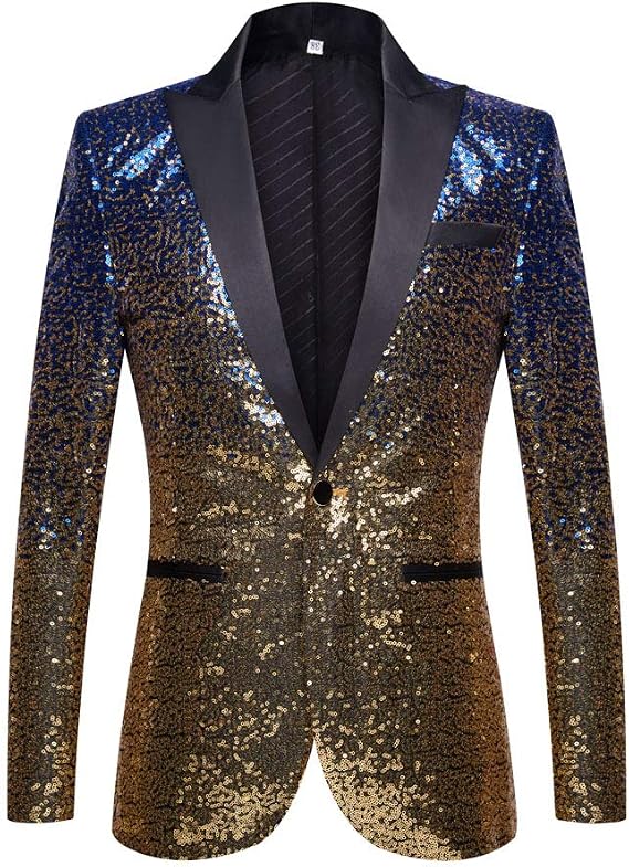 Men's Sequin Suit Jacket