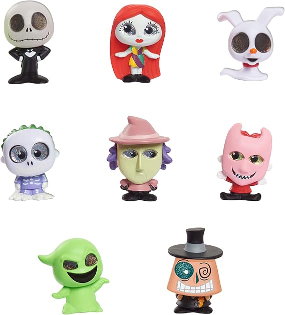 Disney Doorables Tim Burtons The Nightmare Before Christmas Collection Peek, 8 Exclusive Mini Figures, Officially Licensed Kids Toys for Ages 5 Up