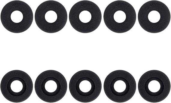 Ear Cushions Foam Doughnut Replacement for Plantronics Supra Plus Encore and HW251N HW261N HW510 HW510V HW520 HW520V Blackwire C215,C225,C310,C320,C3210,C3215,C3220,C3225