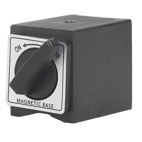 Magnetic Base Holder Bed, 33lb M5 Threaded Dial V Indicator Magnetic Holder Bed On Off Switch Holding Power, Magnetic Base Stand for Digital Dial Indicator Gauge