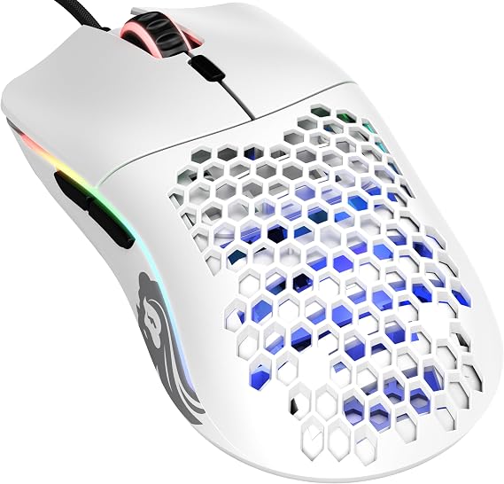 GLORIOUS Model O Wired Gaming Mouse (Matte White)