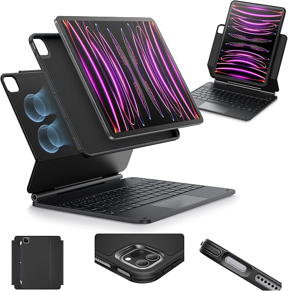 ESR for iPad Pro 12.9 Keyboard Case, Multi-Mode Magnetic Stand