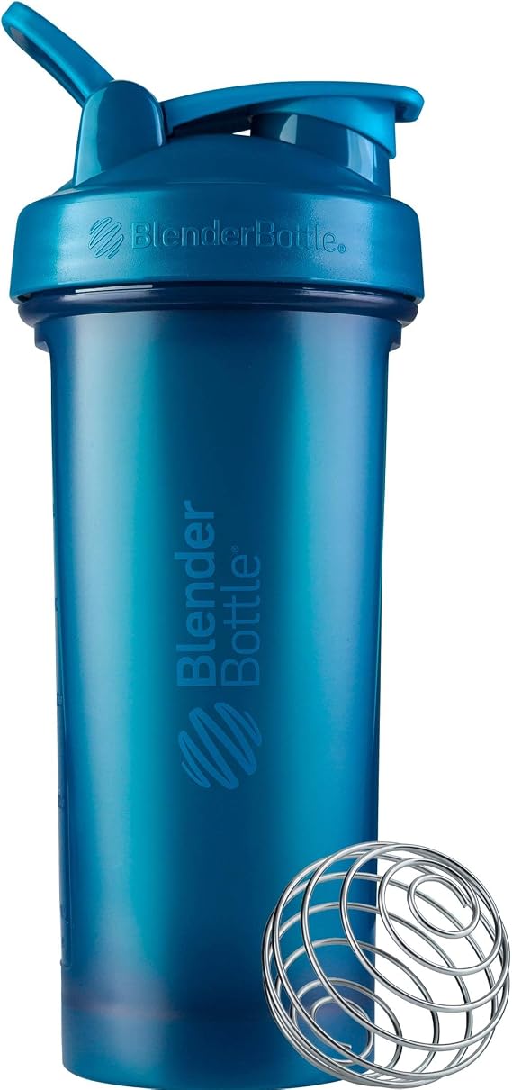 BlenderBottle Classic V2 Plastic Shaker Bottle 28 oz Ocean Blue