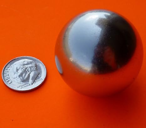1Pc Nickel-Coated Magnetic Sphere Neodymium Magnet 1.26" Round Ball Magnet for Office, Display, and Educational Applications