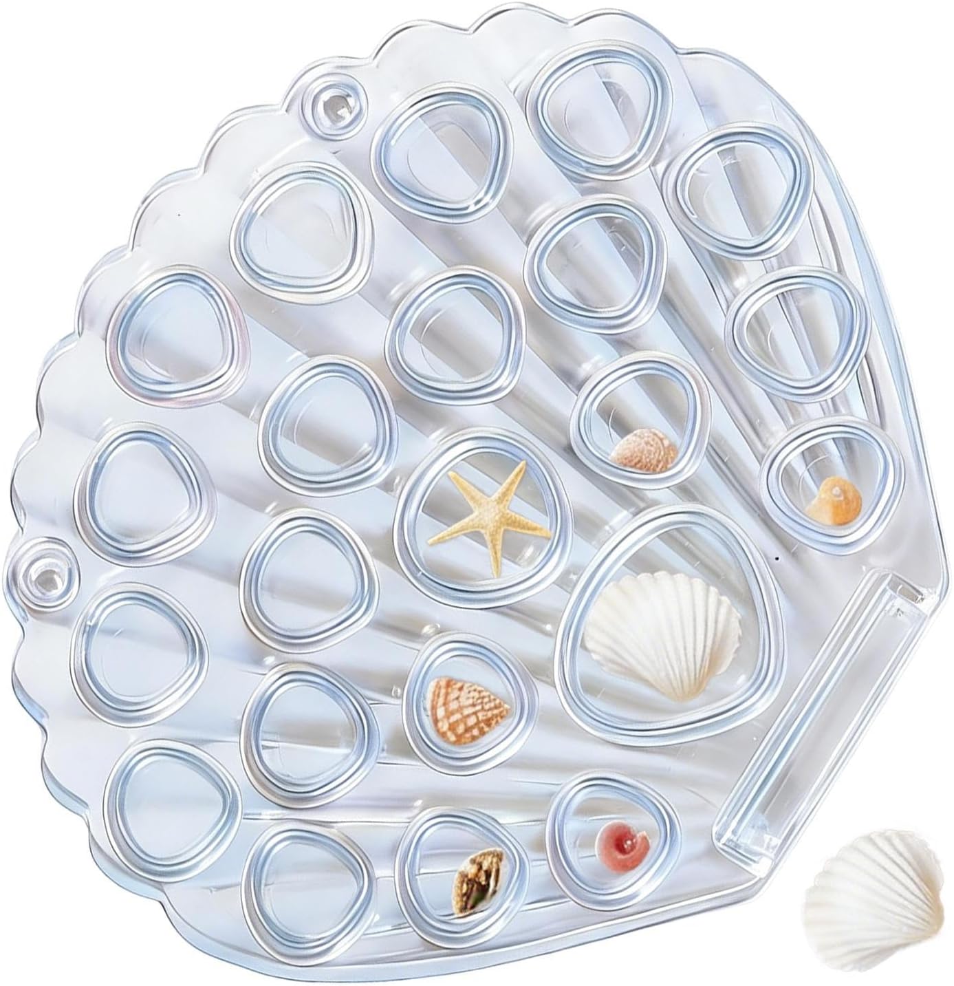 Transparent Trinket Keeper, Sectioned Display Organizer Tray, Secure Closure with Jewelry Case, Crystal Acrylic Desktop Storage Container, Vanity Box, Home Accent for Apartment Dorm