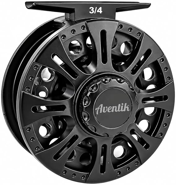 Aventik HVCE Classic III Graphite Large Arbor Fly Reel