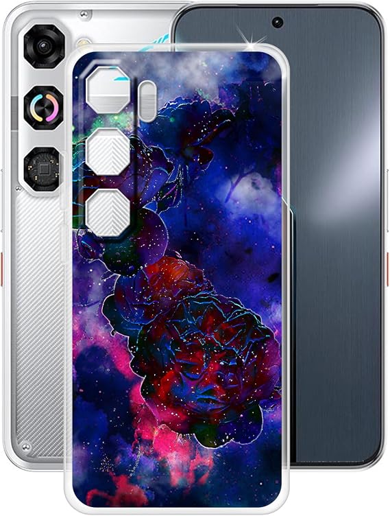 Case for Nubia Neo 5 GT (6.80 inches), Ultra-Thin Transparent Anti-Scratch Soft TPU Bumper Silicone Case Cover for Nubia Neo 5 GT - Mist Rose