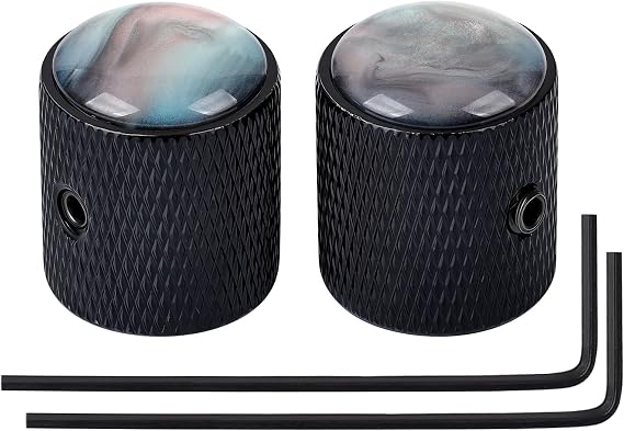 Banworks Guitar Bass Metal Control Knobs Set Screw Fastening 6mm (15/64")