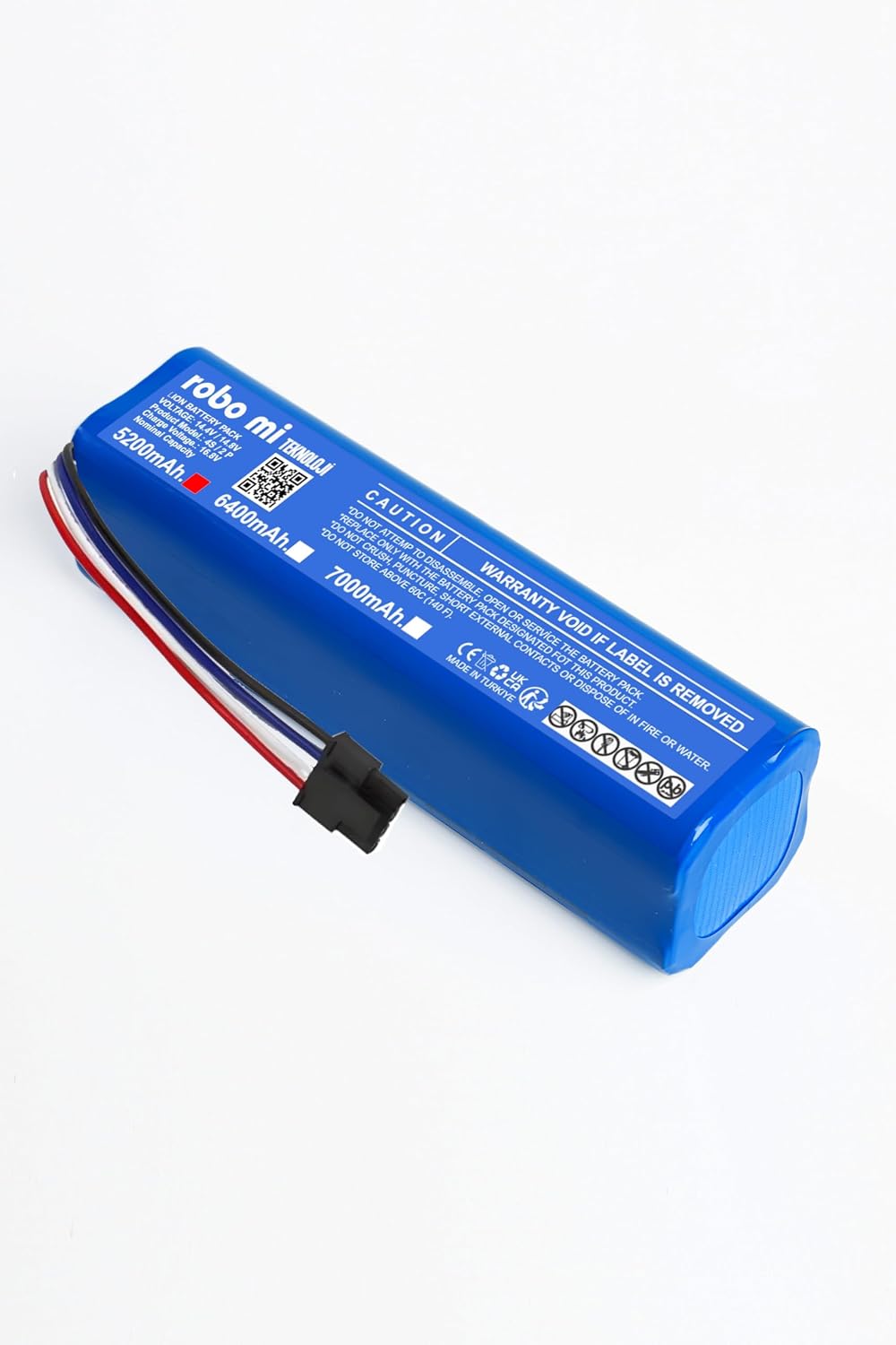 robo mi Robot Süpürge Bataryası Dreame D9 RobotUyumlu 5200mAh