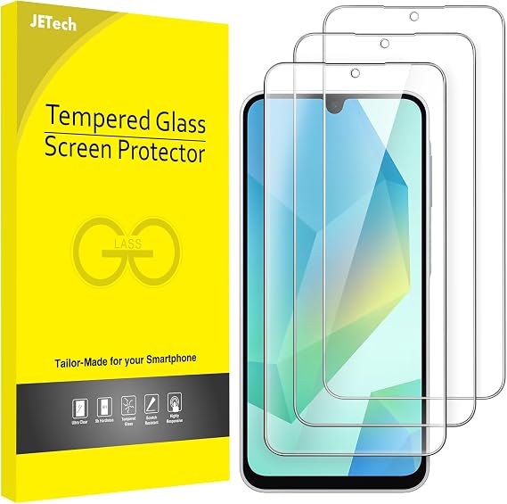 JETech Samsung Galaxy A16 Screen Protectors (Pack of 3)