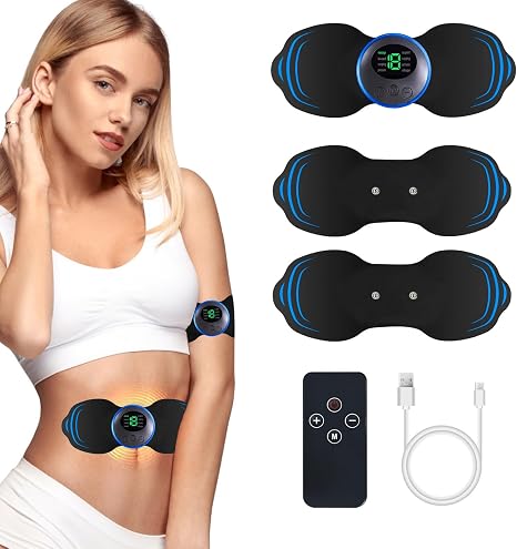 Pain Therapy Compatible with TENS Device Neck Massager EMS Shoulder Neck Massage 8 Modes 19 Levels of Power Adjustment