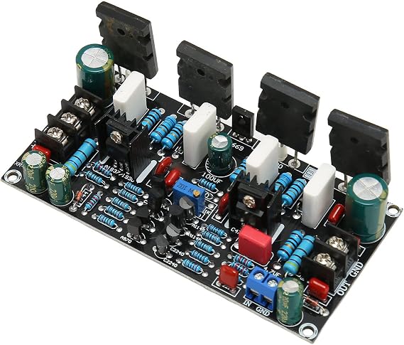 Digital Power Amplifier Board 200W High Power A1943 C5200 Mono Power Amplifier Board Speaker DIY