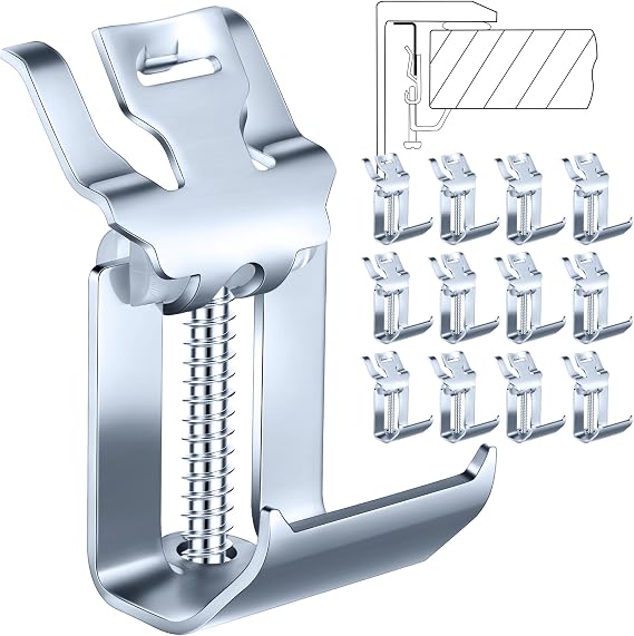 12 Pack Sink Clips for Kitchen Sink Installation(Up to 1-1/4 inch)