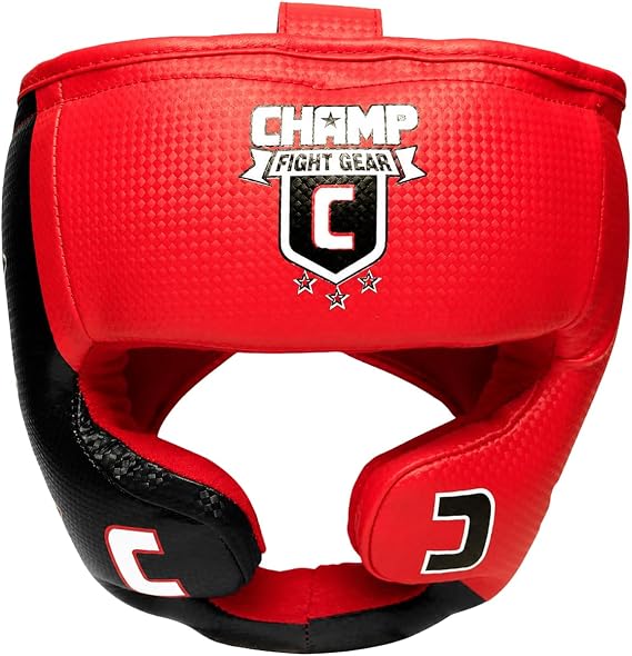 The Champ Boxing Headgear Lightweight, Durable, Adjustable Sparring Gear for Training, Kickboxing, MMA, Muay Thai